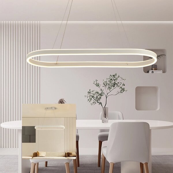 Brilagi - LED полилей на кабел PONDIE LED/45W/230V 80x30 cm бял