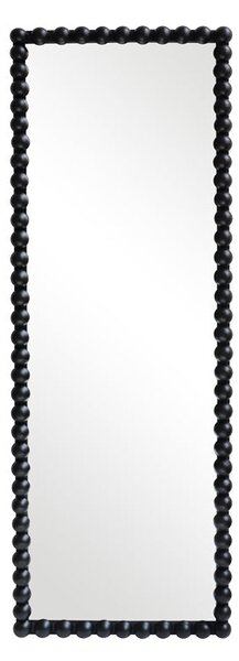 Дървено огледало Ledalo в черен абажур 45x4,5x130см