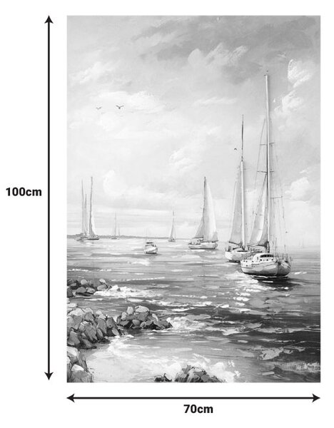Картина на платно Sailsy 70x3x100см