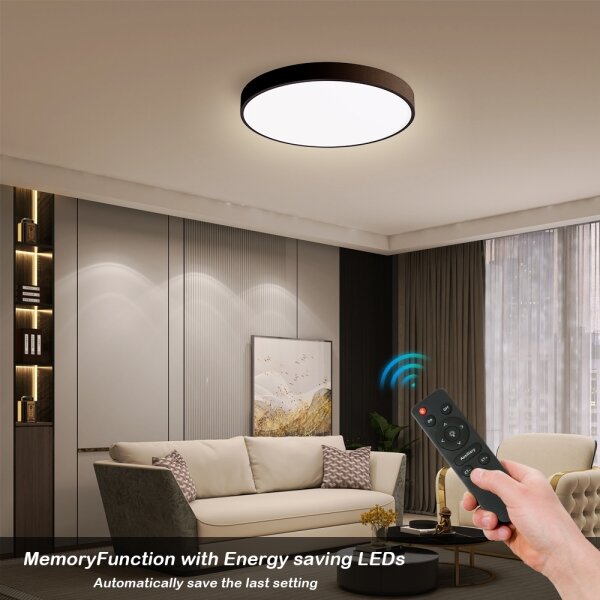 Brilagi-LED Димируемо осветително тяло POOL SMART LED/48W/230V 40 см Wi-Fi Tuya + дистанционно управление, черно