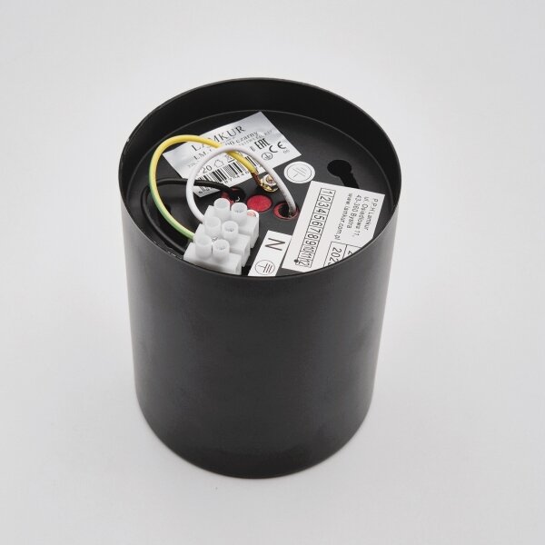 LED точково осветително тяло TACO 1xE27/15W/230V черно