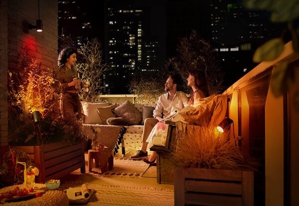 Philips 17414/30/P7 - Комплект 3x LED прожектори Hue LILY 3xLED/8W/230V IP65