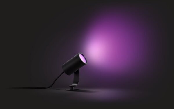 Philips 17428/30/P7 - LED RGB външно прожектор Hue LILY LED/8W/230V IP65
