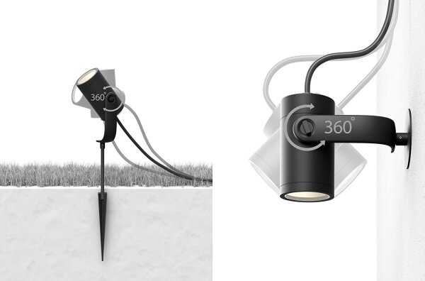 Philips 17414/30/P7 - Комплект 3x LED прожектори Hue LILY 3xLED/8W/230V IP65