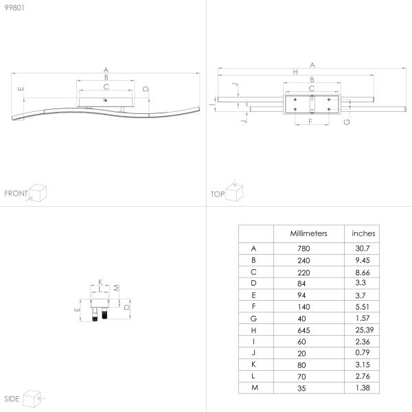 Eglo 99801 - LED Лампа LEJIAS LED/21,5W/230V