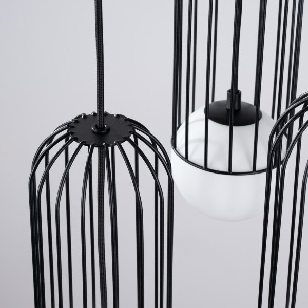 Sollux SL.1336 - Пендел BRINA 3xG9/8W/230V черен