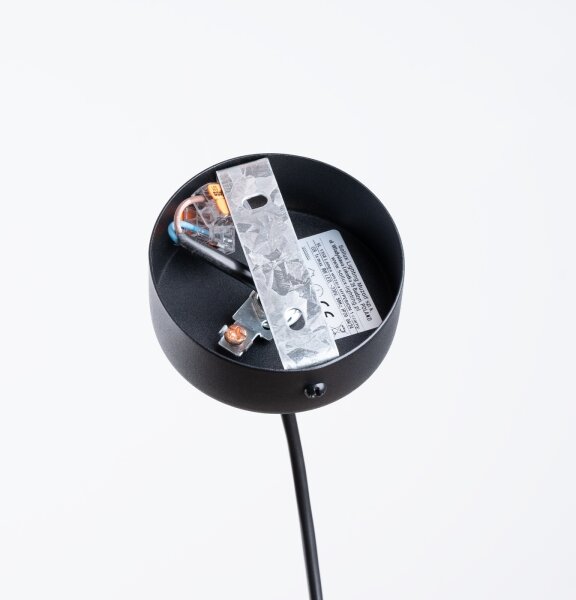 Sollux SL.1358 - Пендел HYPERION 1xG9/8W/230V черен