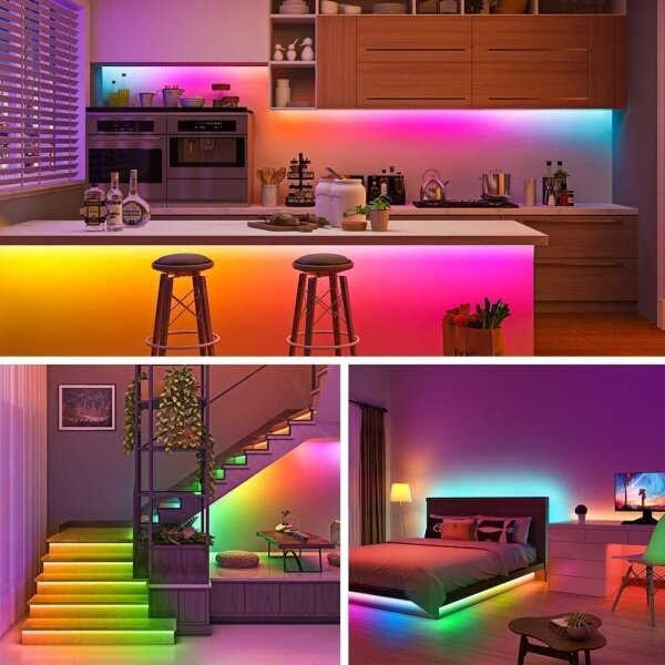 Immax NEO 07775L- LED RGB+CCT Димируема лента 48W/230V 10 м IP65 Wi-Fi Tuya + д.у