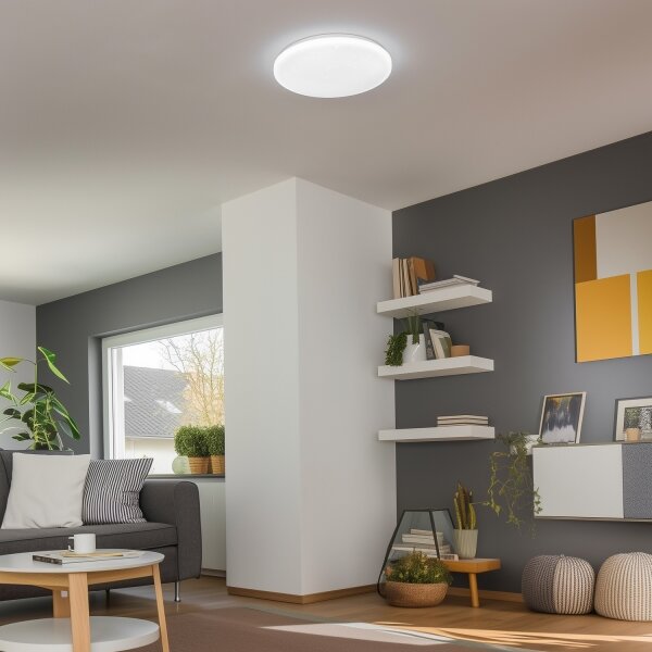 Brilagi - Димируем таванен плафон SMART STARS LED/36W/230V Ø 48 см Wi‑Fi Tuya + дистанционно управление