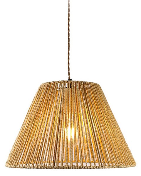 Таванна лампа Lubuto естествен цвят Ф34.5x23см
