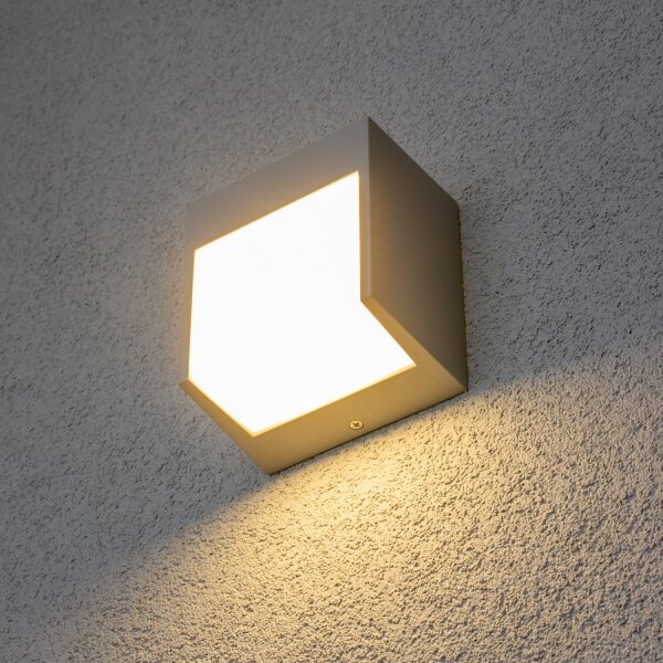 Brilagi - LED Екстериорен аплик TERNI LED/12W/230V сив IP44