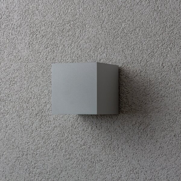Brilagi - LED Екстериорен аплик CUBE LED/6W/230V сив IP54