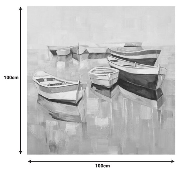 Картина на платно Boatty 100x3x100см