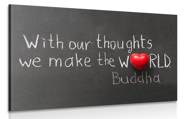 Картина на платно – Цитат от Буда