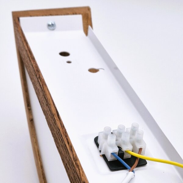 Brilagi - LED стенен лампион CARVALHO 1xE27/60W/230V дъб череша