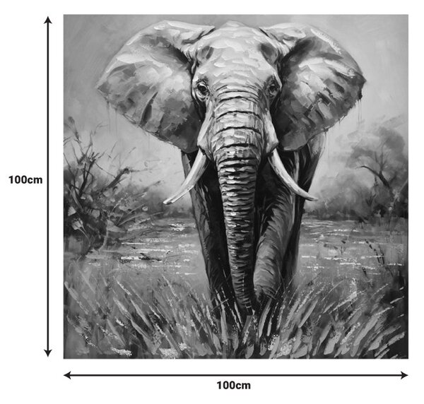Картина на платно Elepho 100x3x100см