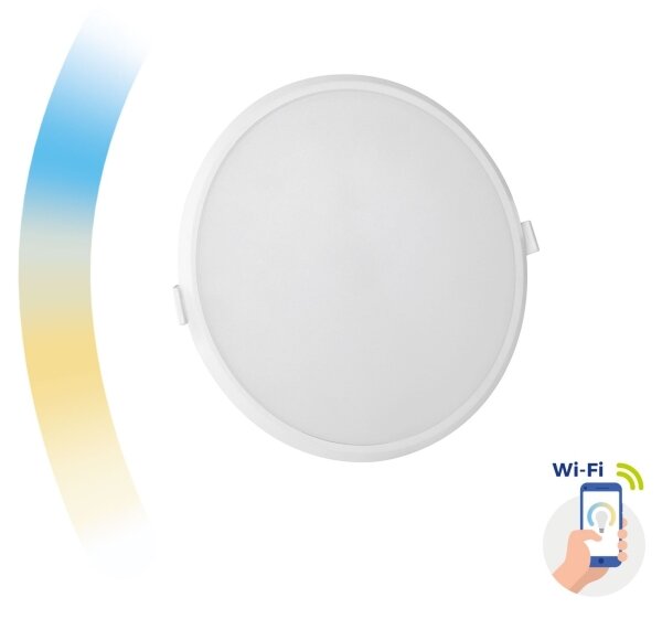 LED Димируема лампа за вграждане ALGINE LED/22W/230V Wi-Fi Tuya кръгла