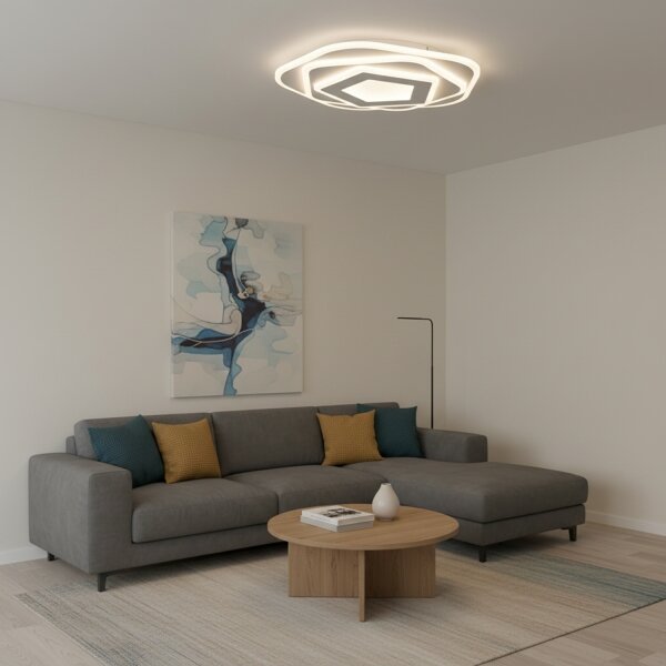 Brilagi - LED димируемо таванно осветително тяло MODERN LED/64W/230V 3000-6000K + с дистанционно управление