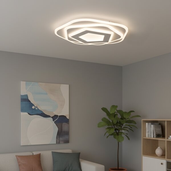 Brilagi - LED димируемо таванно осветително тяло MODERN LED/64W/230V 3000-6000K + с дистанционно управление
