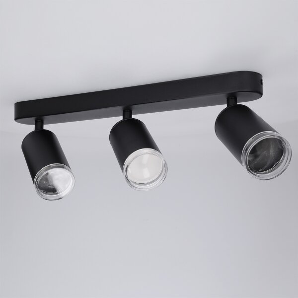 Brilagi - Спот за баня SELE 3xGU10/30W/230V IP44 черен