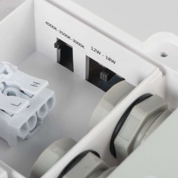 Kanlux 38776 - LED Екстериорна лампа BENO LED/12/18W/230V 3000/3500/4000K IP65 бял