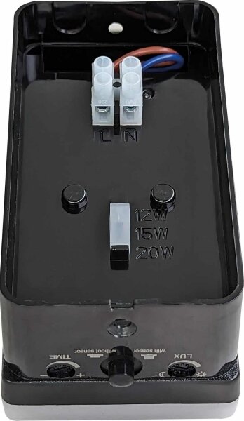 LED външно стенно осветително тяло с датчик за движение и за здрач LED/20W/230V IP65