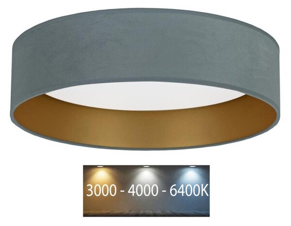 Brilagi - LED Плафон VELVET LED/24W/230V 3000/4000/6400K ментов/златист