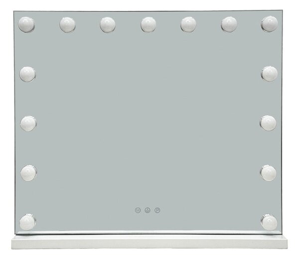 Hollywood led огледало желязо бяло 60x12x52.3см