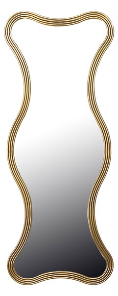 Огледало Boulen дърво в златен цвят 51x2x126см