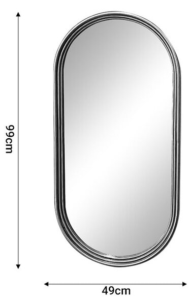 Огледало Olympon златен металик 49x5x99см