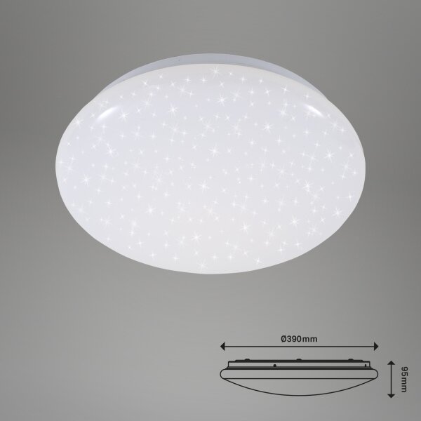 Briloner 3380-116 - LED Димируем плафон LED/18W/230V 2700/4000K