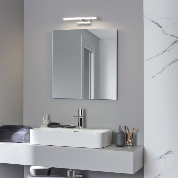 Brilagi - LED осветление за огледало за баня VESTRA LED/6W/230V 30 см IP44 хром