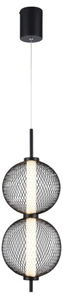 LED полилей на кабел PUMA LED/10W/230V, диам. 14 см, черен