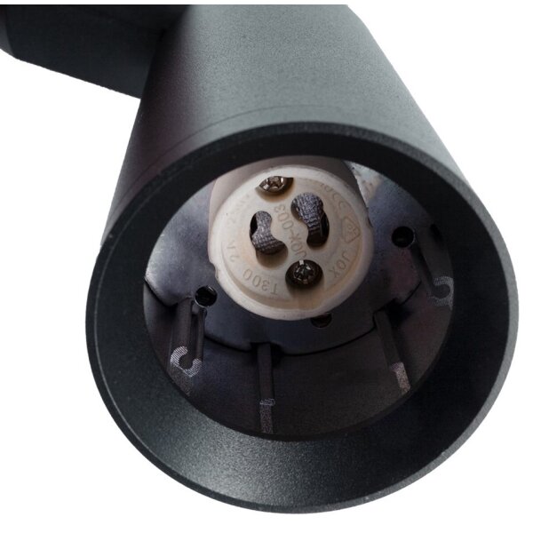 Спот за релсова система MICA 1xGU10/25W/230V 3-фазен черен