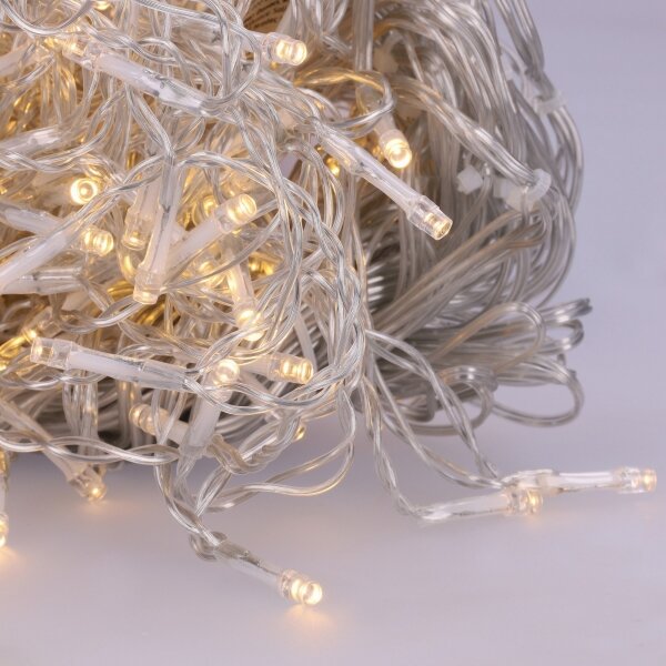 Brilagi - LED външна гирлянда, 200 LED, 8 режима, 13 m, IP44, топло бяло