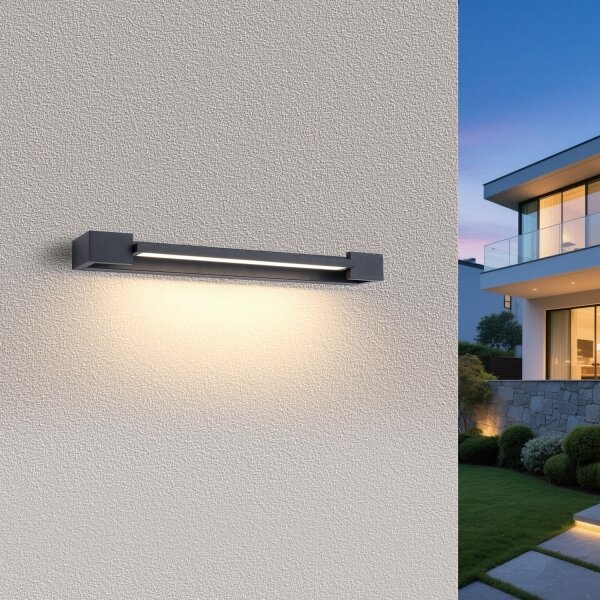 Brilagi - LED Баня. осветление за огледало AQUA LINE LED/12W/230V 45 cm IP44 антрацит