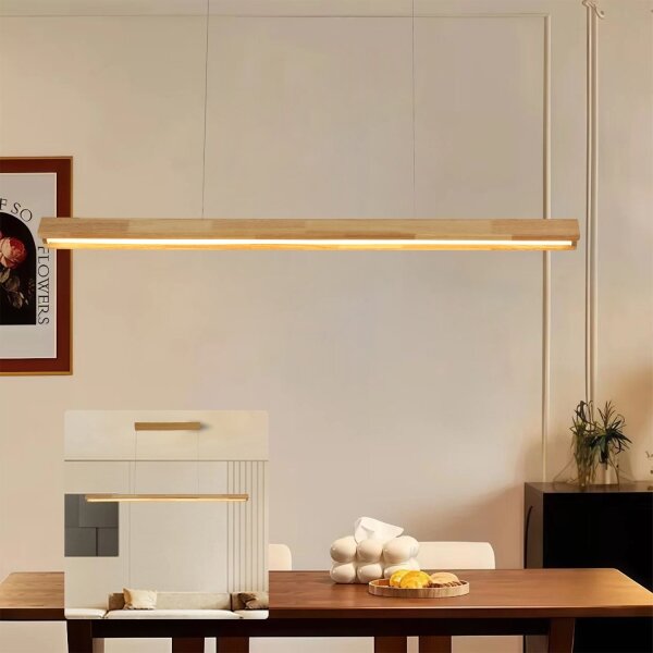 Brilagi - LED полилей на кабел UMEA WOOD LED/30W/230V 120 cm дърво