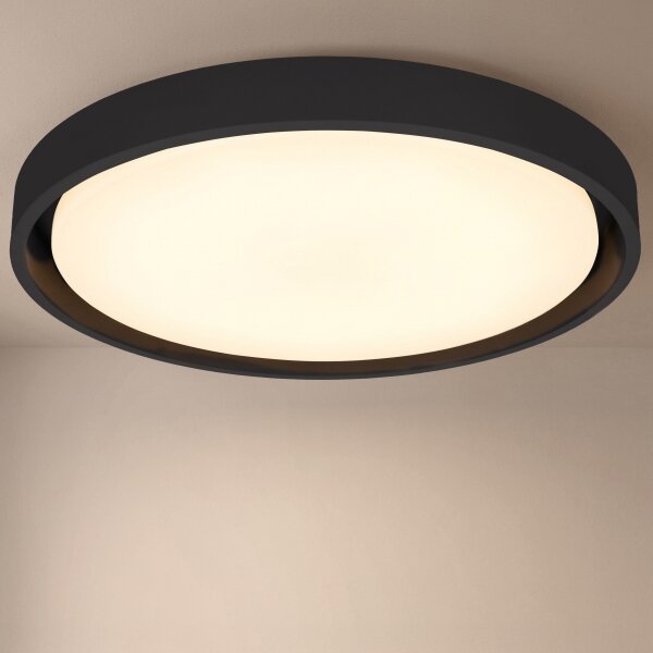Brilagi -LED димируемо осветително тяло MATTEO LED/60W/230V 3000-6500K Ø 51,5 cm черно + с дистанционно управление