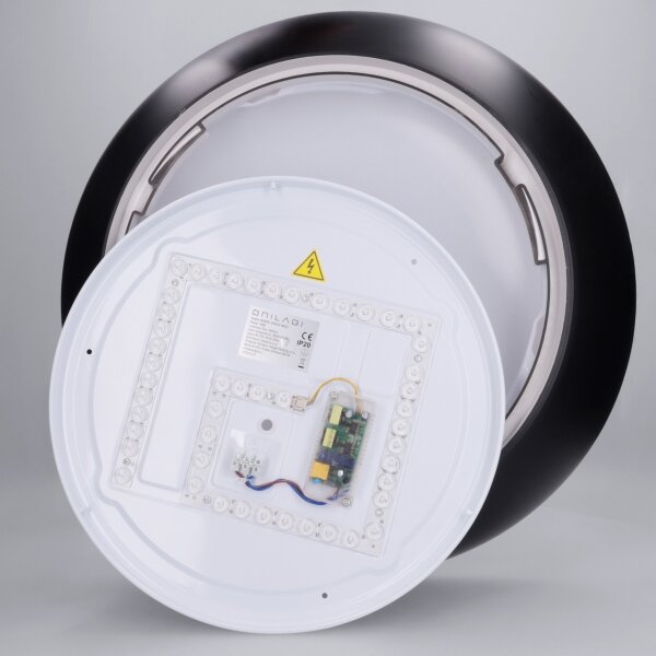 Brilagi-LED Димируемо осветително тяло ALVA LED/48W/230V 3000-6500K Ø 51 см черно+ДУ