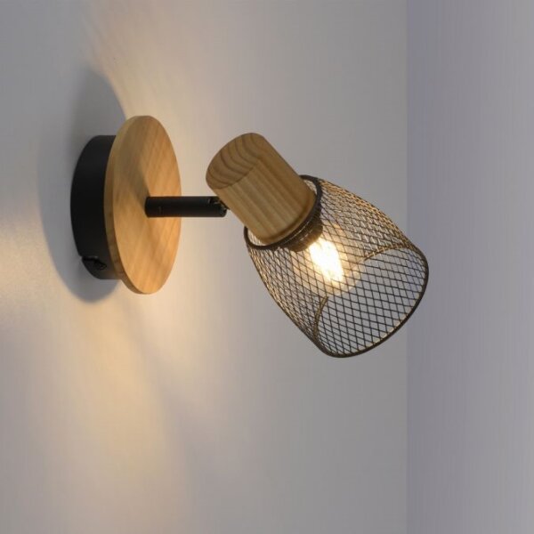 JUST LIGHT. 15191-79 - Спот аплик TAMIS 1xE14/10W/230V бор