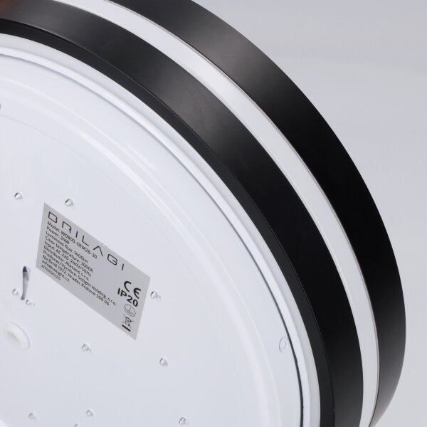 Brilagi - LED плафон NAOMI LED/24W/230V Ø 28,5 cm черен