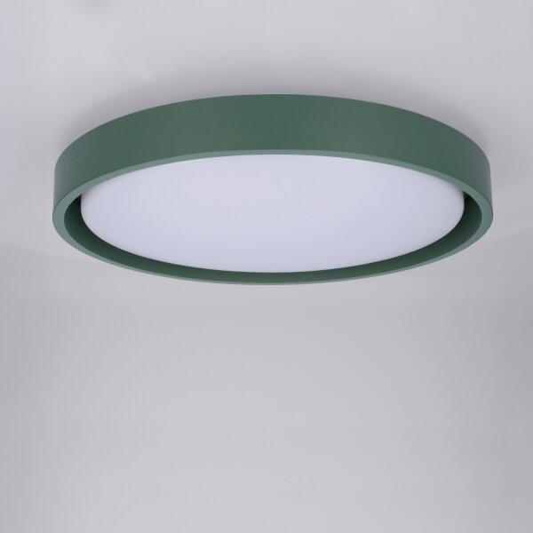 Brilagi - димируемо LED осветително тяло MATTEO LED/48W/230V 3000-6500K Ø 41 cm зелено + дистанционно управление