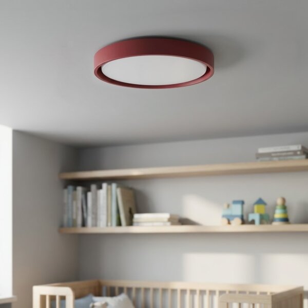 Brilagi -LED Димируемо осветително тяло MATTEO LED/48W/230V 3000-6500K Ø 41 cm червено+ДУ