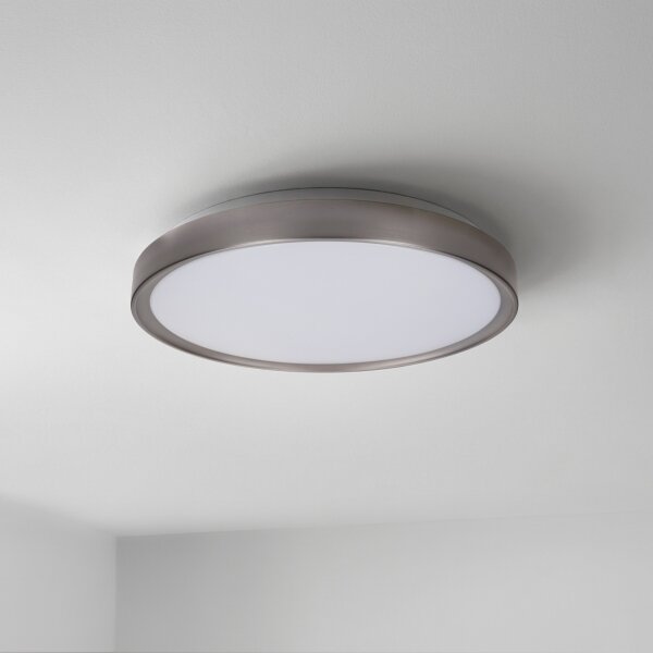 Brilagi-LED димируемо осветително тяло FANCIA LED/48W/230V 3000-6500K Ø 39 см, сребристо + дистанционно управление