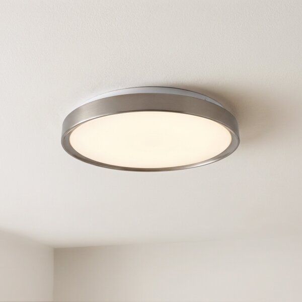 Brilagi-LED димируемо осветително тяло FANCIA LED/48W/230V 3000-6500K Ø 39 см, сребристо + дистанционно управление