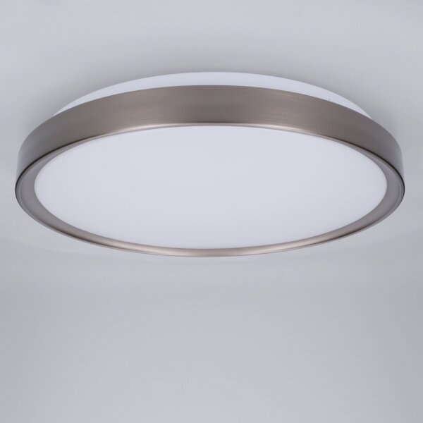 Brilagi-LED димируемо осветително тяло FANCIA LED/48W/230V 3000-6500K Ø 39 см, сребристо + дистанционно управление