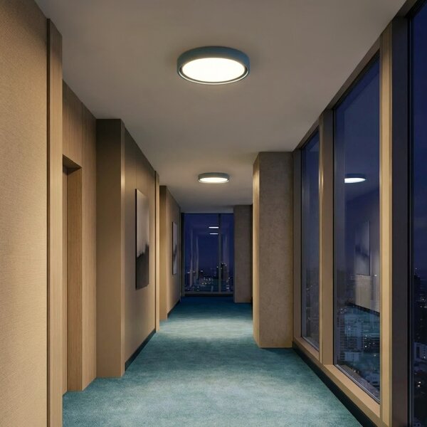Brilagi-LED Димируемо осветително тяло MATTEO LED/48W/230V 3000–6500K Ø 41 см тюркоаз + дистанционно управление