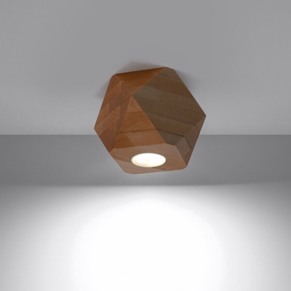 Sollux SL.1009 - Плафон WOODY 1xGU10/40W/230V