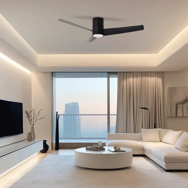 ZEVENTI - LED таванен вентилатор BARROSA LED/18W/230V Wi-Fi Tuya + дистанционно управление