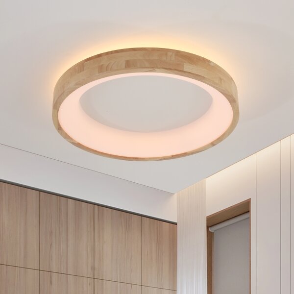 Brilagi-LED Таванно осветително тяло FALCON WOOD LED/40W/230V 3000/4000/6000K 60 cm дърво
